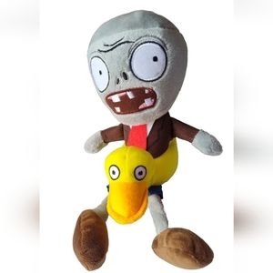 Plants vs. Zombies Plush DUCKY TUBE Pool Summer 11” With Suction Cup
